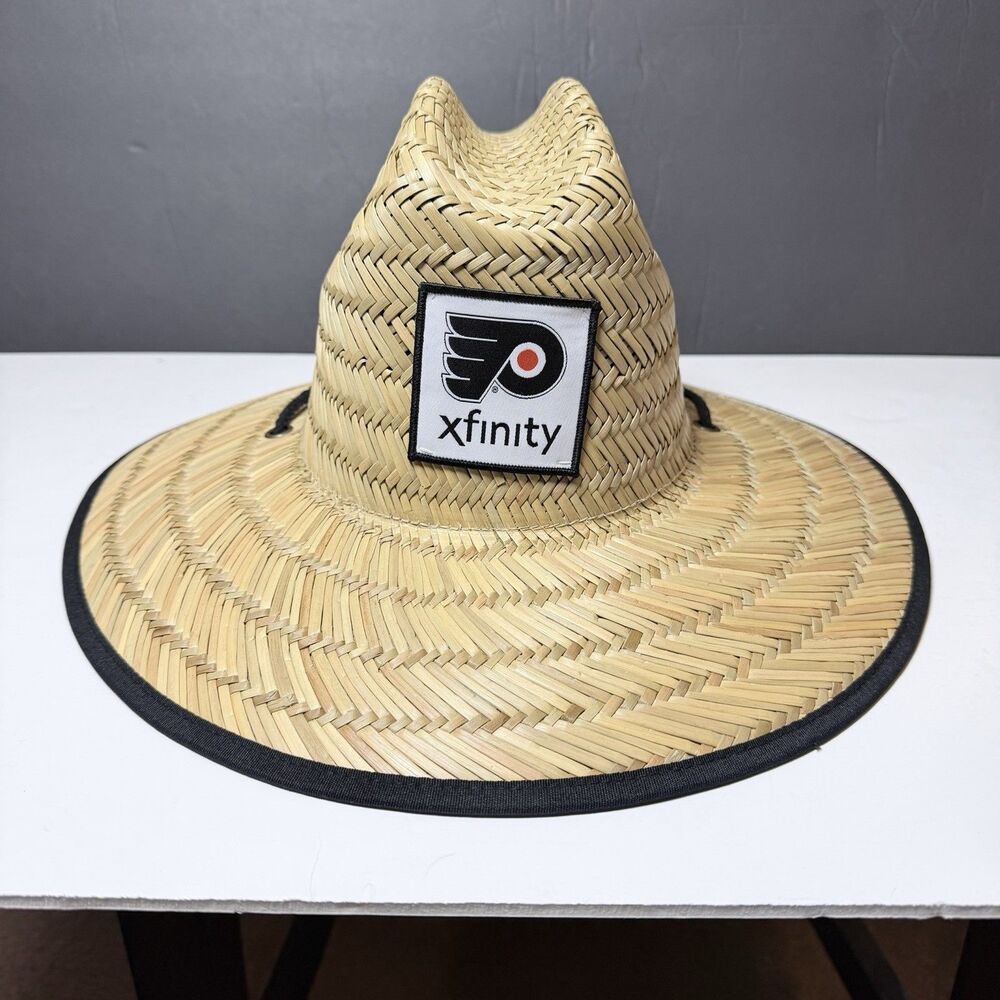 Philadelphia Flyers Straw Hat 2025 Xfinity Community Caravan Giveaway Size L/XL